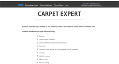 Desktop Screenshot of carpetinspector.com